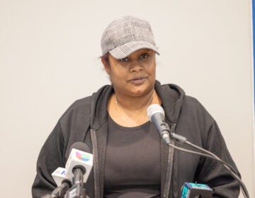 Naiya Nelson Brown speaking at a podium