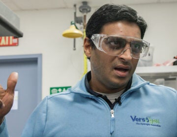 Balsu Lakshmanan, CTO of Versogen, inside his research lab