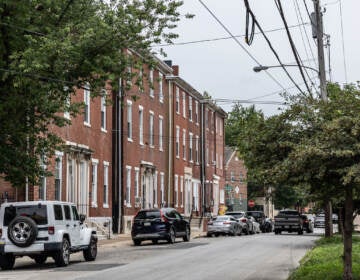 Rowhouses in Philadelphia’s Spring Garden neighborhood