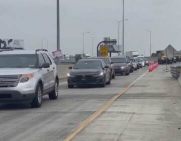 Traffic on the I-95 in Philadelphia