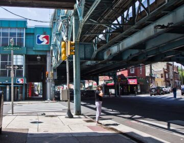 SEPTA station in Kensington