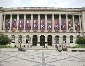 Exterior of Free Library of Philadelphia Central Branch