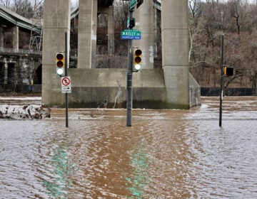 Kelly Drive flooded.