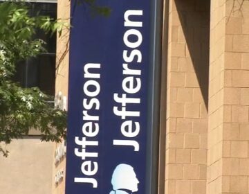 Jefferson Health sign