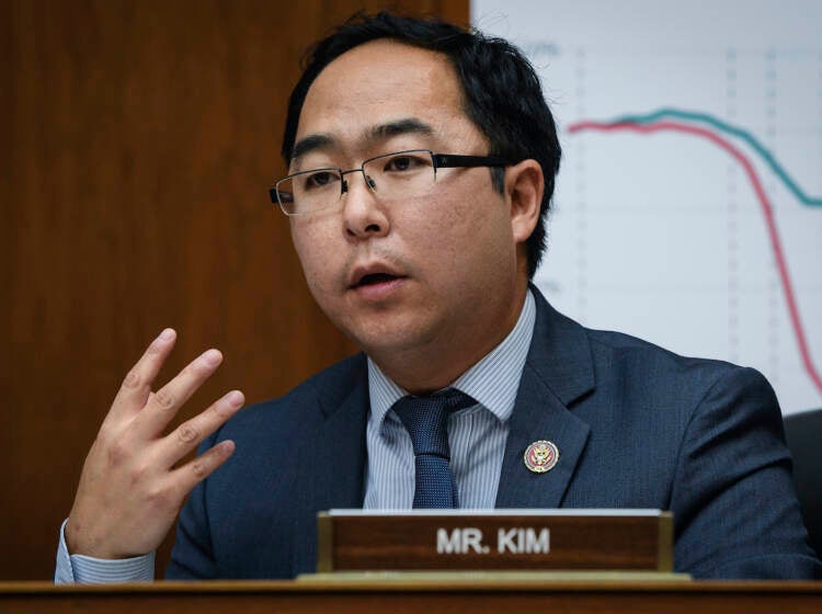 A closeup of Rep. Andrew Kim