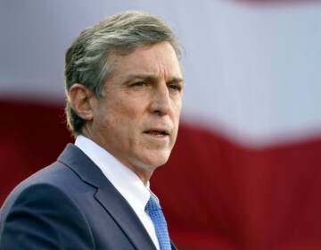 File photo: Delaware Gov. John Carney speaks at the Major Joseph R. ''Beau'' Biden III National Guard/Reserve Center in New Castle, Del.