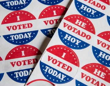 Voting stickers