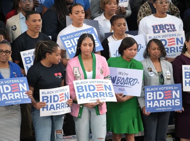 The crowd at the rally