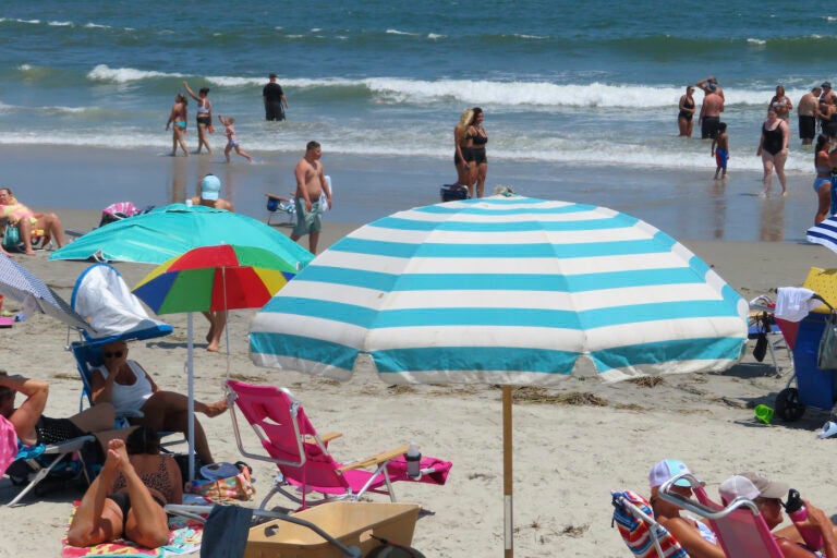 People on the beach