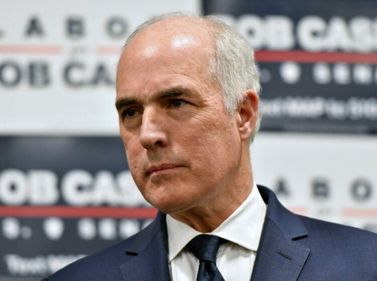 Bob Casey at a campaign event