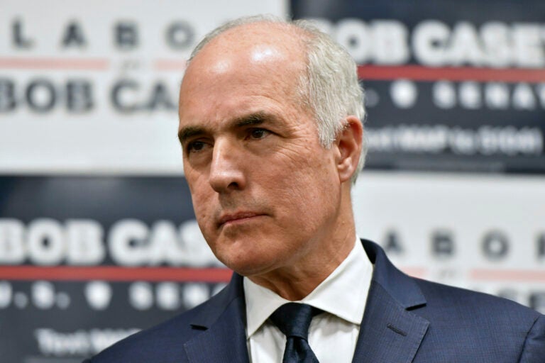 Bob Casey at a campaign event