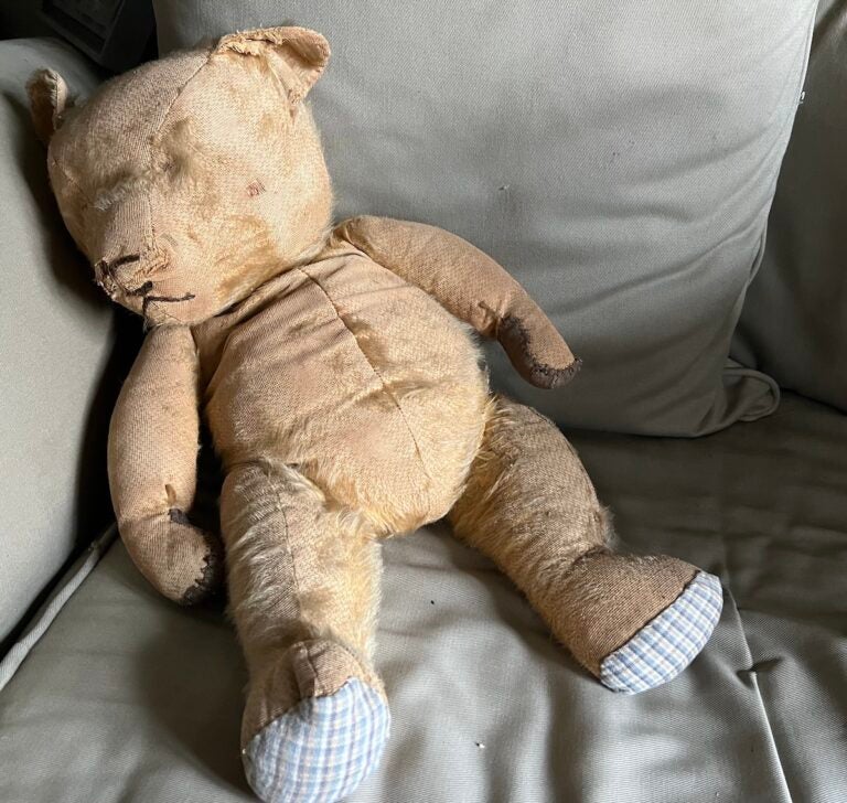 Marty's childhood teddy bear