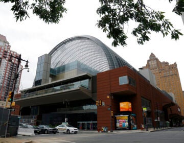 A view of the Kimmel Center on Broad Street