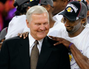 Jerry West and Kobe Bryant