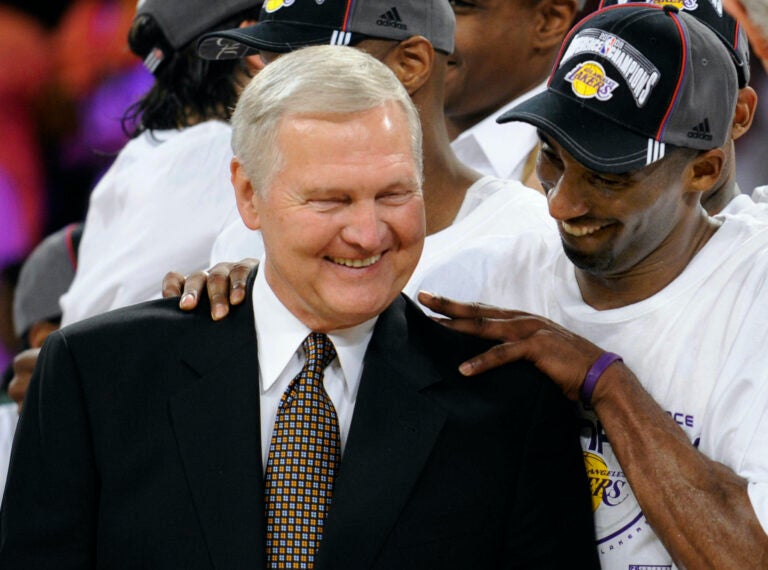 Jerry West and Kobe Bryant