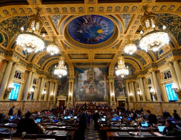 A view of the Pa. House of Representatives chamber.