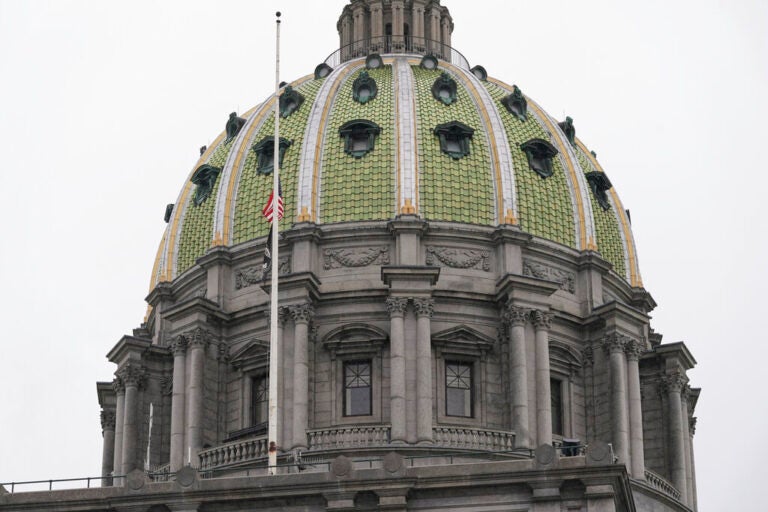 the top of the Pennsylvania Capitol