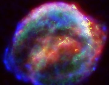 NASA's three Great Observatories -- the Hubble Space Telescope, the SpitzerSpace Telescope, and the Chandra X-ray Observatory -- joined forces to probe theexpanding remains of a supernova, called Kepler's supernova remnant.