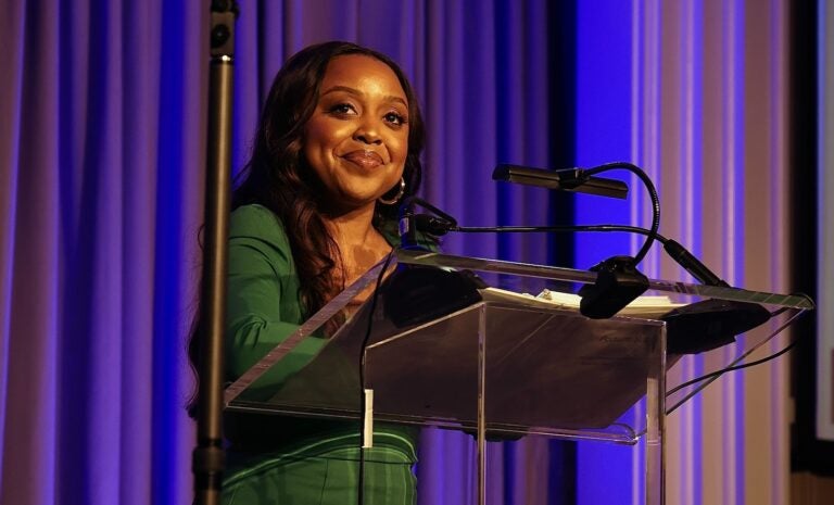 ''Abbott Elementary'' star Quinta Brunson receives Temple University’s Lew Klein Excellence in Media award and delivers a speech lauding her experience as a Temple student and her upbringing in Philadelphia.