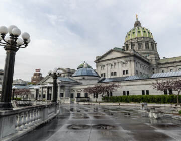 The state Capitol building