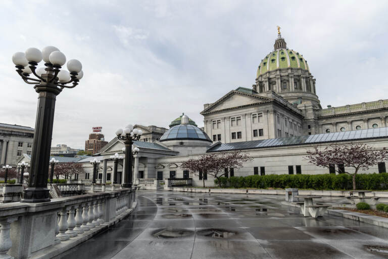 The state Capitol building