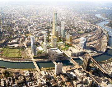 Schuylkill Yards, artist's rendering.