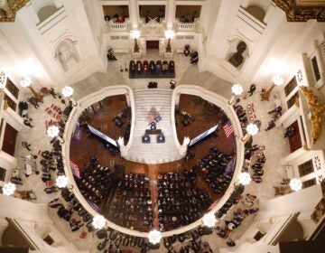 Inside the Capitol building