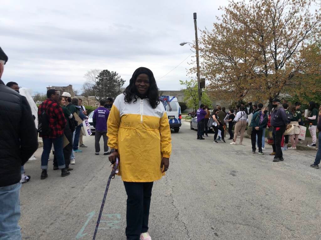 Tishiema Lacy, Chester resident for over 26 years, said she wants more transparency from local leaders. (Emily Rizzo/WHYY)