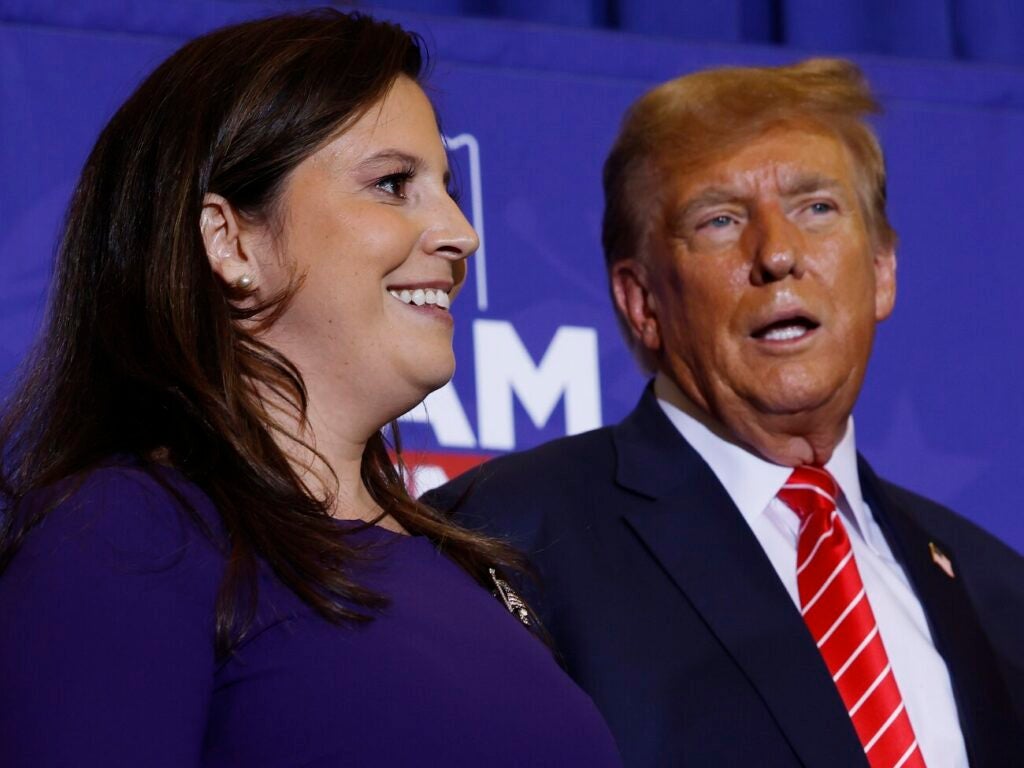 Donald Trump and Elise Stefanik